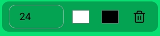 control de personalización de subtítulos